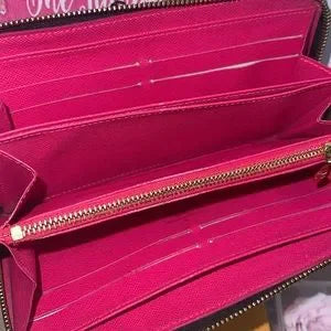 Gorgeous Louis Vuitton long zippy Murakami Takashi wallet.