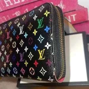 Gorgeous Louis Vuitton long zippy Murakami Takashi wallet.