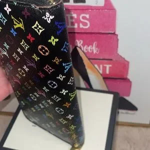 Gorgeous Louis Vuitton long zippy Murakami Takashi wallet.