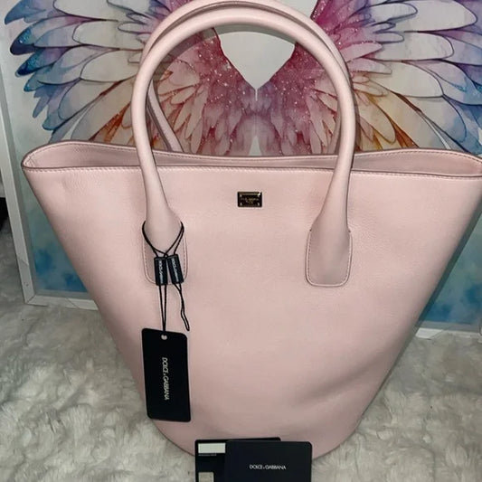 NWT Dolce & Gabbana pink tote