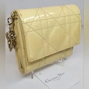 Christian Dior Lady Dior Lotus Wallet