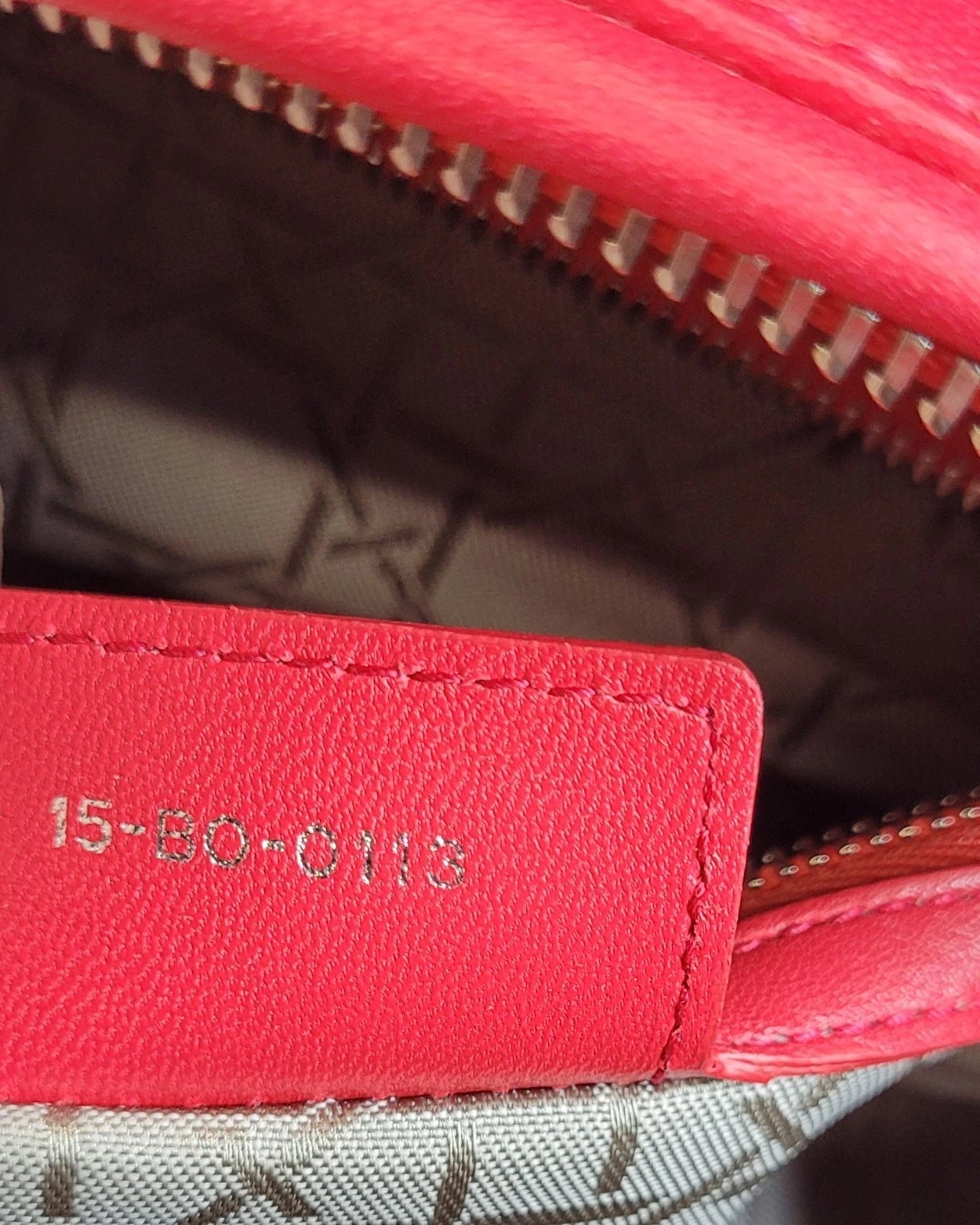 Christian Dior Lady Dior Cannage Quilted Lambskin Red Large handbag