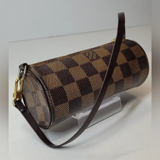 Louis Vuitton Brown Damier Mini Papillion Cylinder Bag