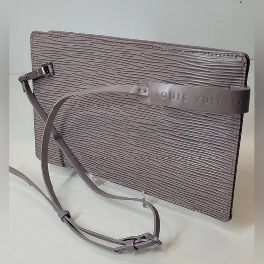 Louis Vuitton Grey Epi Lilac/Grey Bumbag