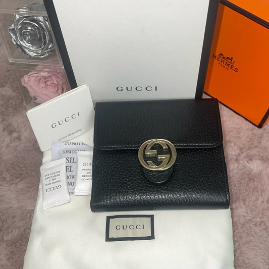 NWT Gucci Marmont Interlocking wallet with box & dust bag!Unisex