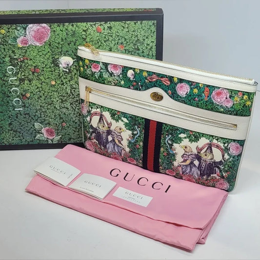 Gucci Ophidia Yuko Higuchi Japan Limited Edition Clutch Full Inclusion