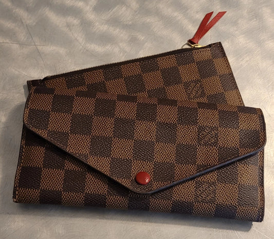 Louis Vuitton Brown Damier Ebene Josephine Wallet
