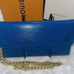 Louis Vuitton Epi long wallet on a chain