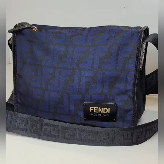 Fendi Zucca Nylon Crossbody Bag
