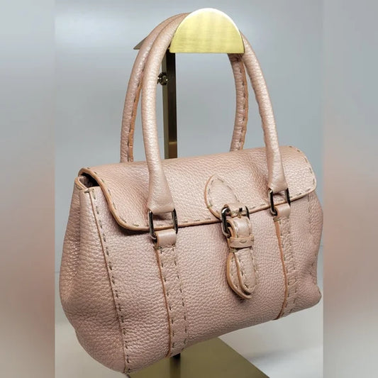 Fendi Pink Selleria Mini Linda Handbag