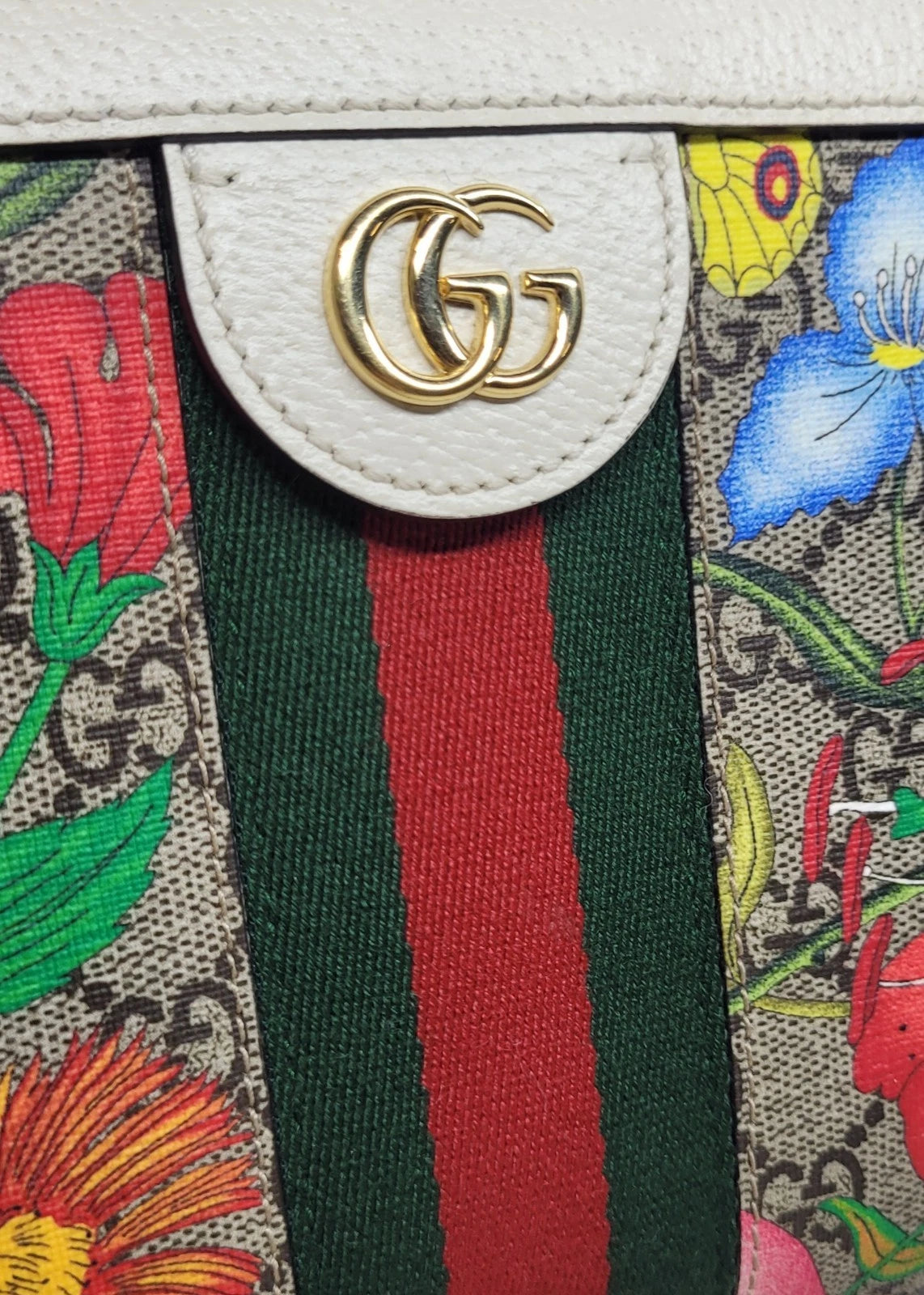 Gucci Ophidia GG Flora Supreme Crossbody Bag