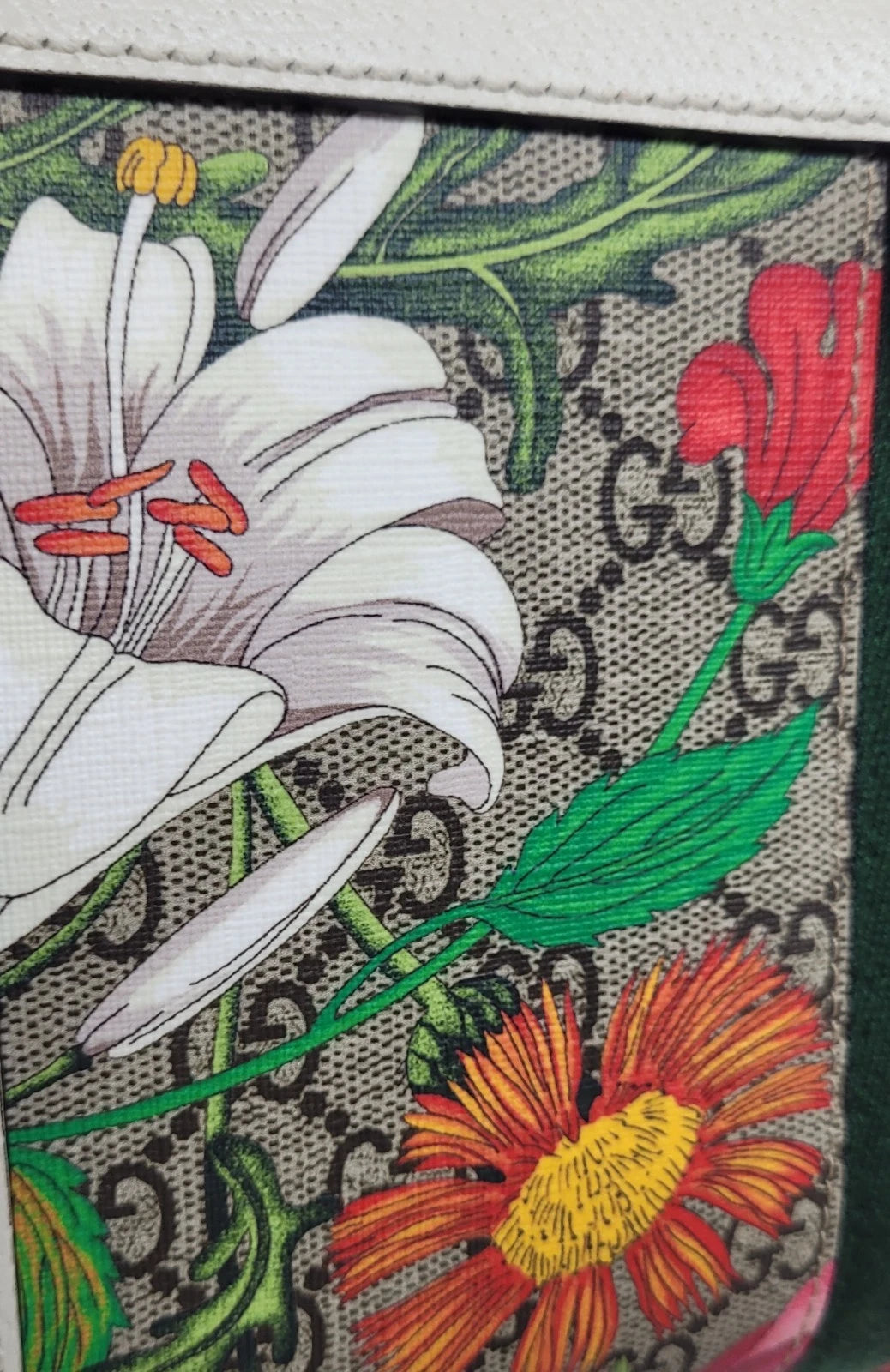 Gucci Ophidia GG Flora Supreme Crossbody Bag