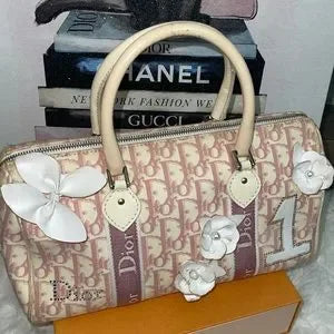 Christian Dior Pink Trotter Boston bag🩷