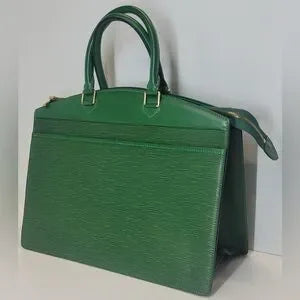 LOUIS Vuitton Riviera Hand Bag Green Epi