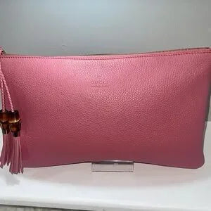 Gucci Clutch Bag Bamboo Tassels