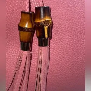 Gucci Clutch Bag Bamboo Tassels