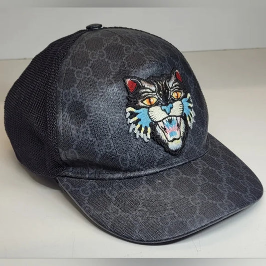 Gucci GG Supreme Tiger Baseball Hat