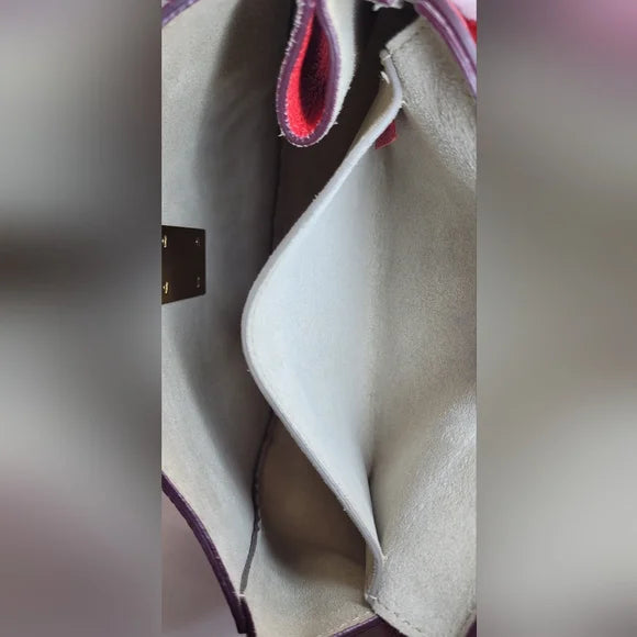 Chloe Drew Red Lambskin Crossbody Bag