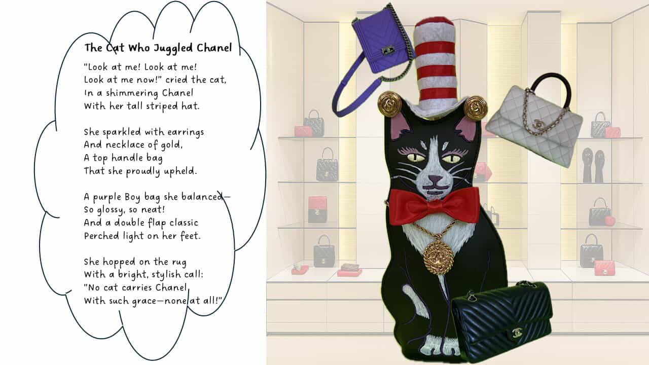 "THE CAT WHO JUGGLED CHANEL"