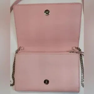 NWT Jimmy Choo pink leather daisy crossbody bag