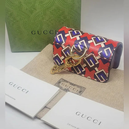 Gucci Rare Etiquette Bag Holder Full Inclusion
