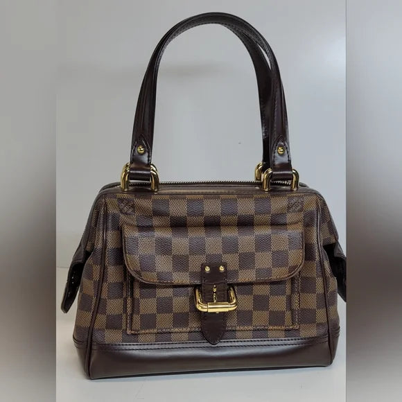 Louis Vuitton Brown Damier Ebene Knightsbridge Top Handle Bag