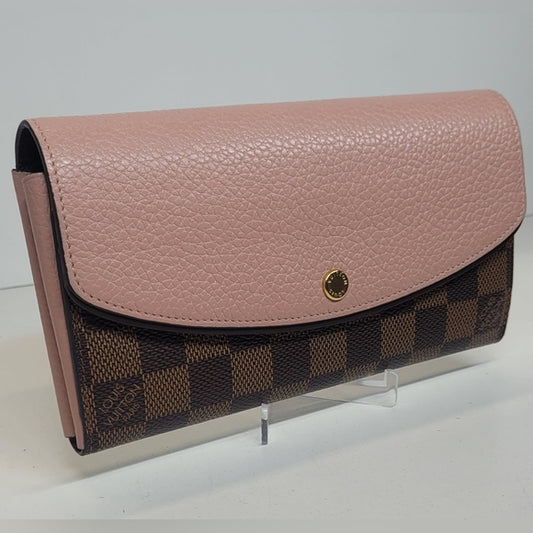 LOUIS VUITTON Portefeuille Normandy Long Wallet Damier Magnolia🩷🔥