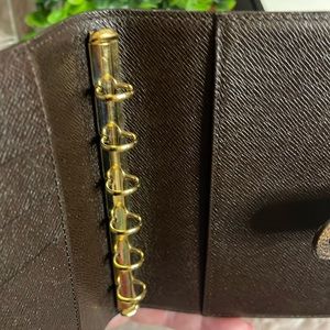 Gorgeous condition Louis Vuitton Damier Ebene pm agenda wallet