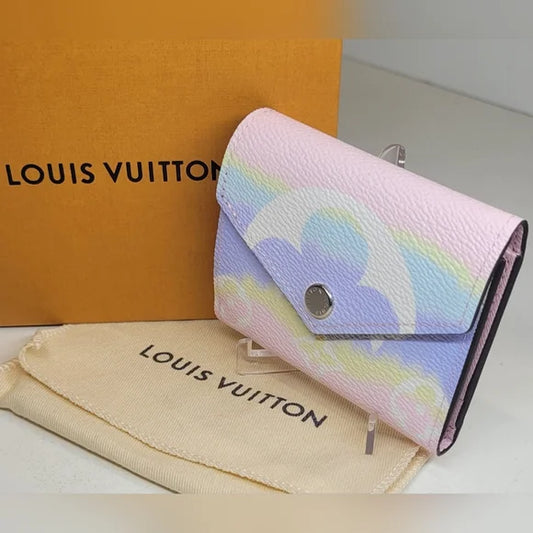 Louis Vuitton Monogram Escale Zoe Pastel Leather Wallet💕