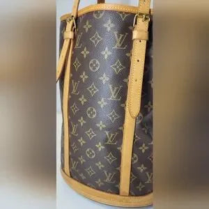 Louis Vuitton Brown Monogram GM Bucket Bag