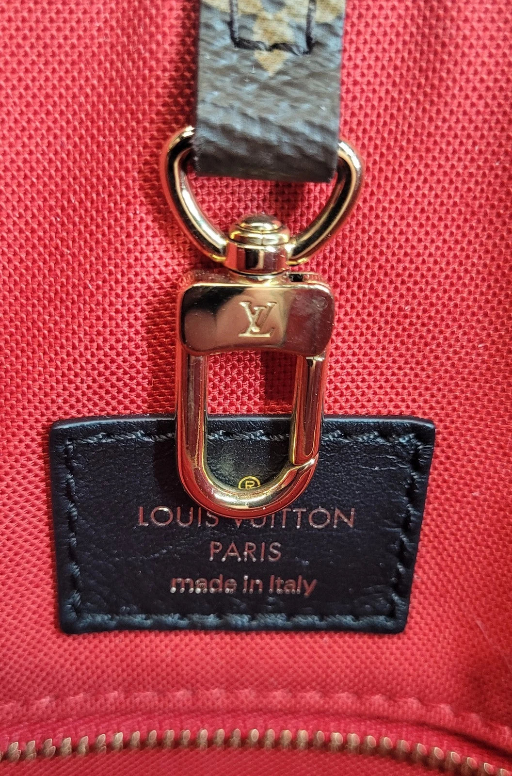 Louis Vuitton On The Go Reverse GM Tote Bag Plus Dustbag