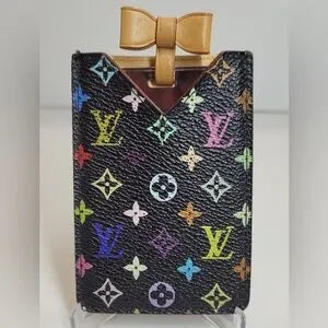 Louis Vuitton 2003 Murakami Monogram Card Holder+Mirror