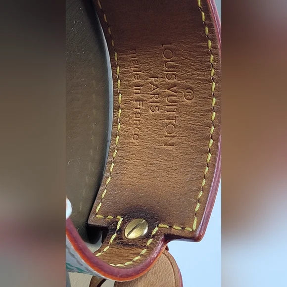 Louis Vuitton Murakami Mutlicolor Monogram Embellished Bow Leather Bracelet