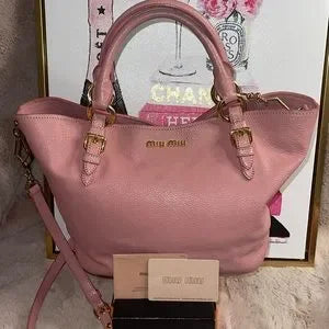 Beautiful Miu Miu with crossbody strap & COA card