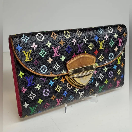 Louis Vuitton Murakmi Multicolor Leather Eugenie Wallet