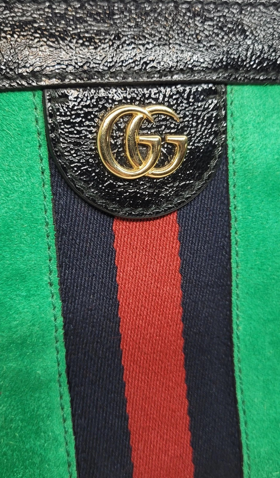 Gucci Ophida Meduim Suede Shoulder Bag