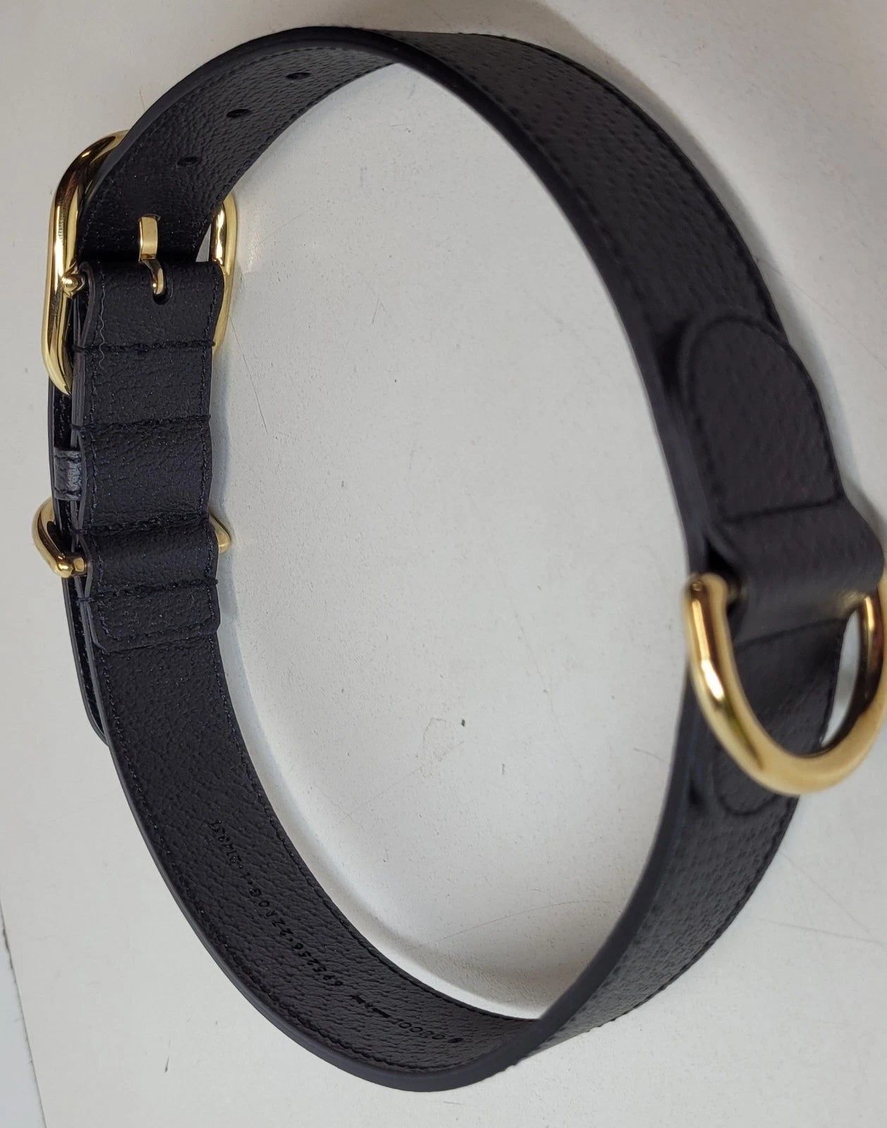 Gucci GG Marmont Youth Black Leather Belt