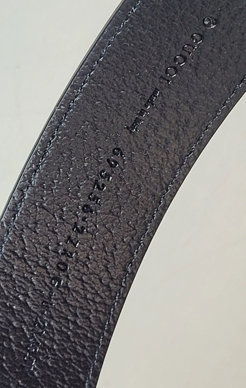 Gucci GG Marmont Youth Black Leather Belt