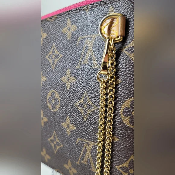 Louis Vuitton Brown Monogram Neverful Pochette