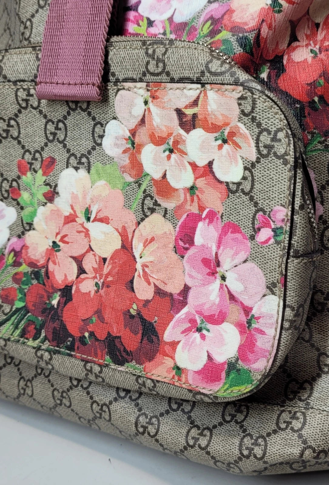 Gucci Blooms GG Supreme Backpack w/ Dustbag