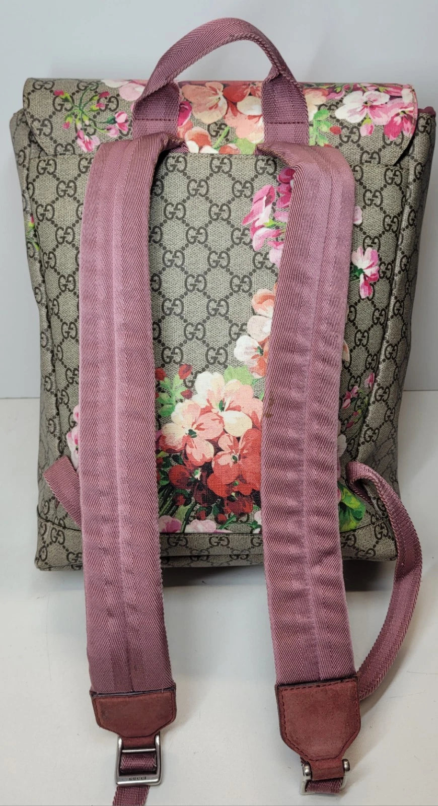 Gucci Blooms GG Supreme Backpack w/ Dustbag