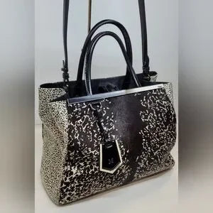 Fendi Calf Hair 2Jours Tote Bag