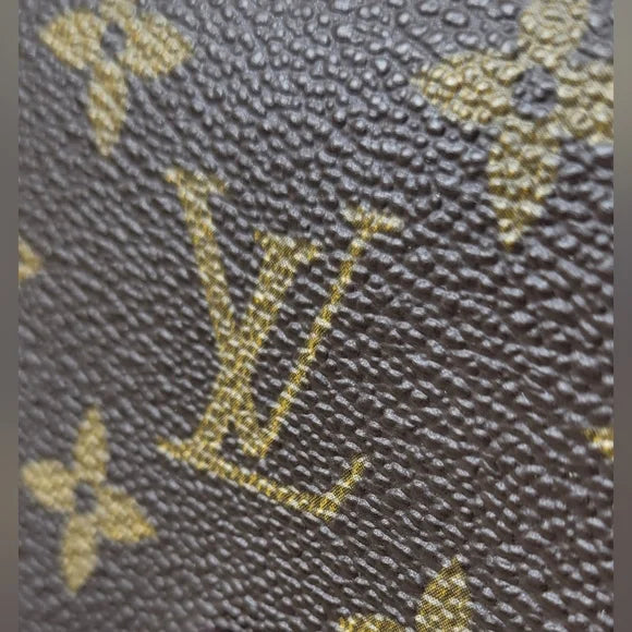 Louis Vuitton Brown Monogram Coin Purse Porte Monnaie Gousset