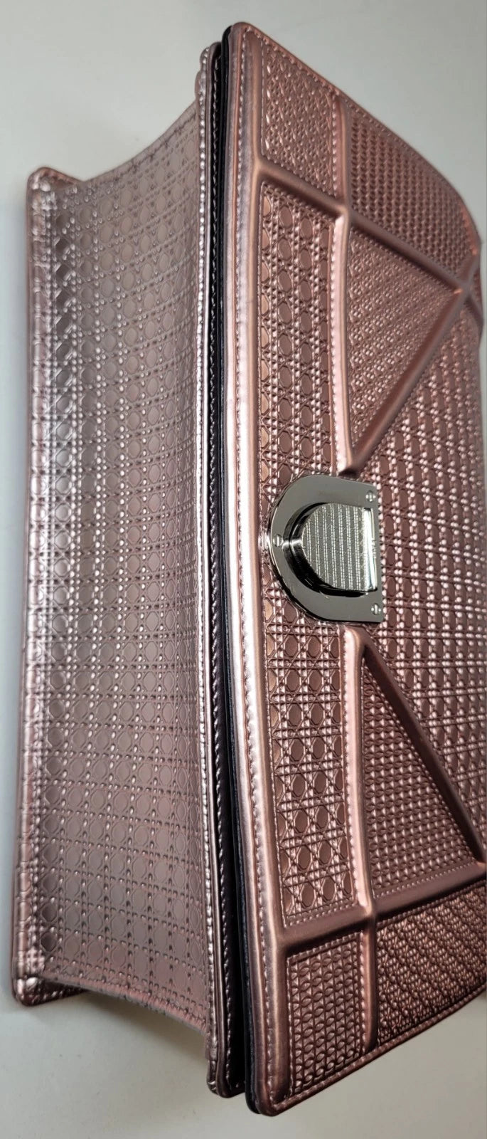 Christian Dior Diorama Pink Patent Leather Handbag