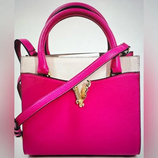 VERSACE Virtus 2 way bag calfskin, new w/out tags 🩷