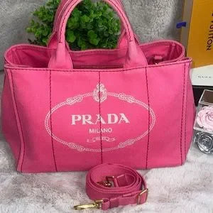 EUC Large Prada Canapa tote with original strap 💞