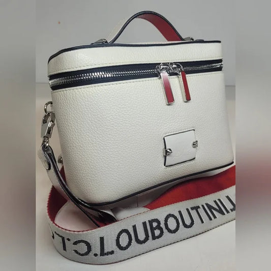 Christian Louboutin White Leather Kypipouch Crossbody Bag
