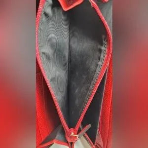 Gucci Red Leather Long Continental Interlocking GG Zip Around Wallet