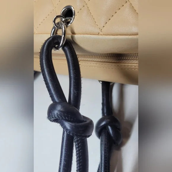 Chanel Lambskin Cambone Bowler Bag