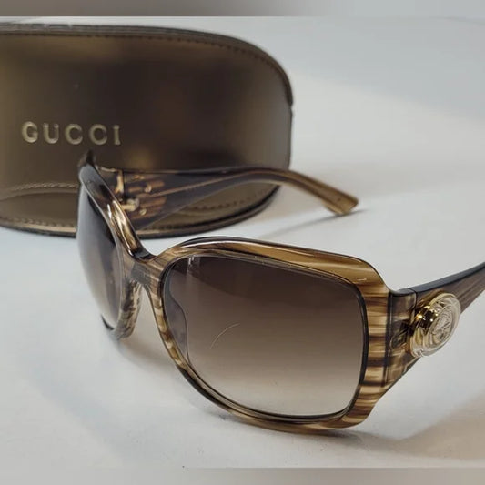 Gucci Interlocking G Brown Sunglasses